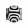Brighton Zebra Bead Silver-Black-White New