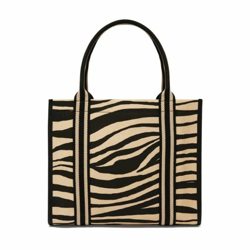 Brighton Zebra Love Canvas Carry All Multi Hot